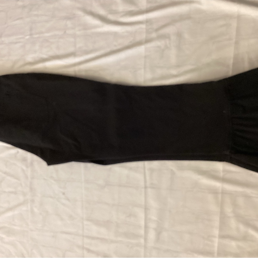 Express Black Ruffle Hem Pants - Picture 6 of 7